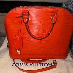 Louis Vuitton Alma PM in Piment Epi Leather